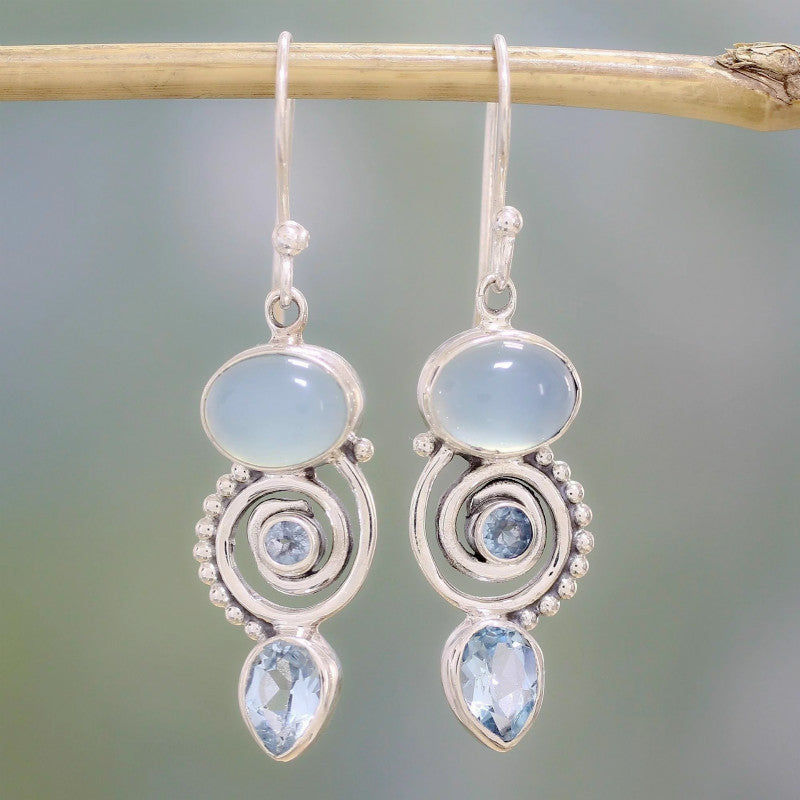 Rotating Teardrop Earrings