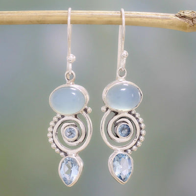 Rotating Teardrop Earrings