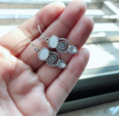 Rotating Teardrop Earrings