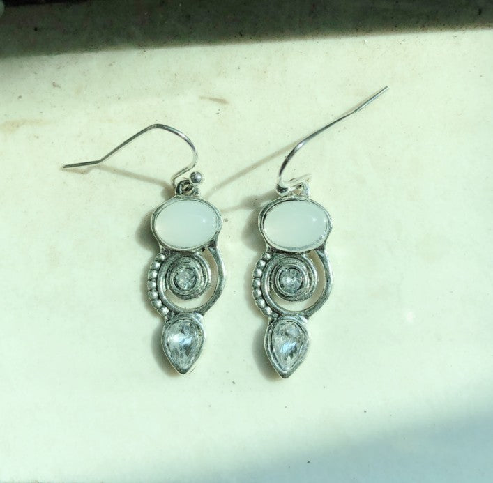 Rotating Teardrop Earrings