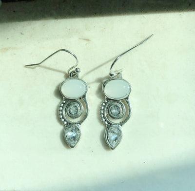 Rotating Teardrop Earrings