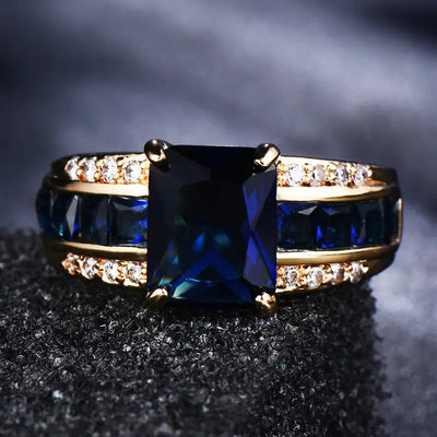Kassira Bluemont Gold Ring