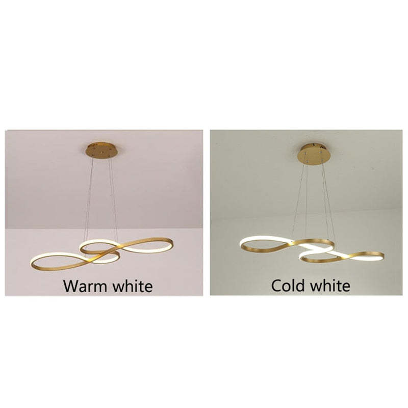 Musical notes design LED pendant light