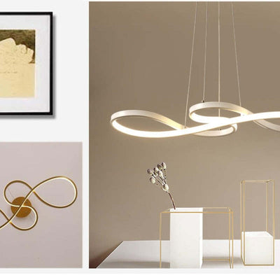 Musical notes design LED pendant light
