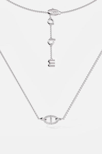 Isla Marina Necklace | White Gold