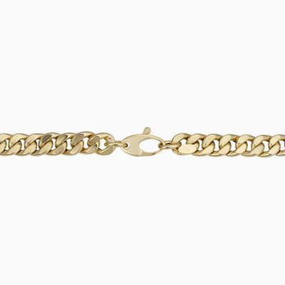 Estate Cuban Bracelet | White Gold