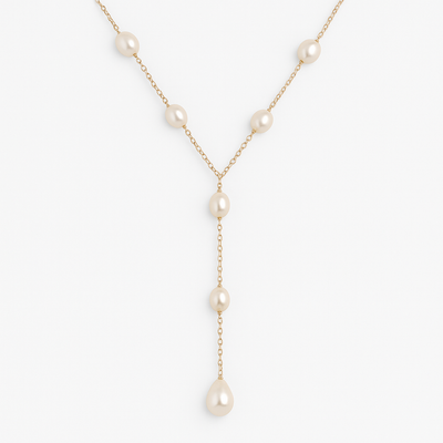 Retro Pearl Pendant Necklace
