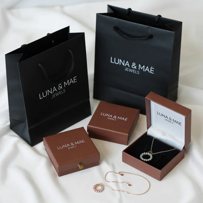 Ocean - Vintage Crystal Ring Set