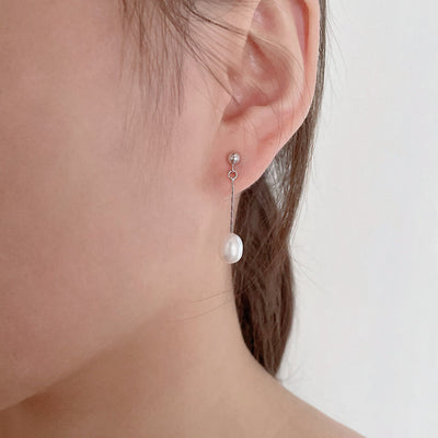 Fresh Pearl Baby Earrings