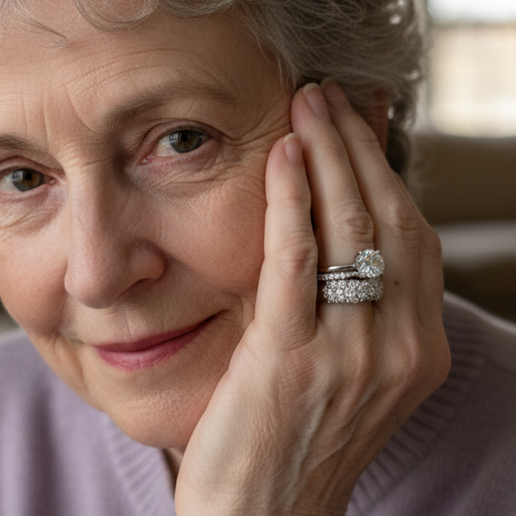 Vintage Brilliance Ring Set