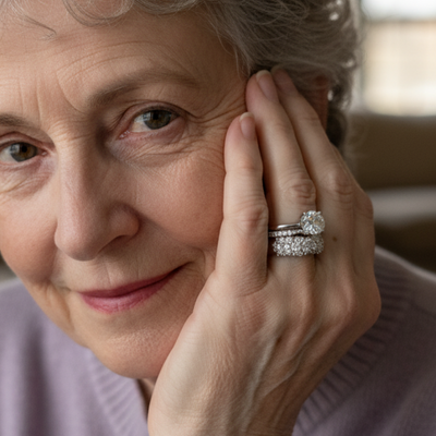 Vintage Brilliance Ring Set