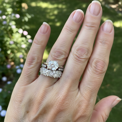 Vintage Brilliance Ring Set