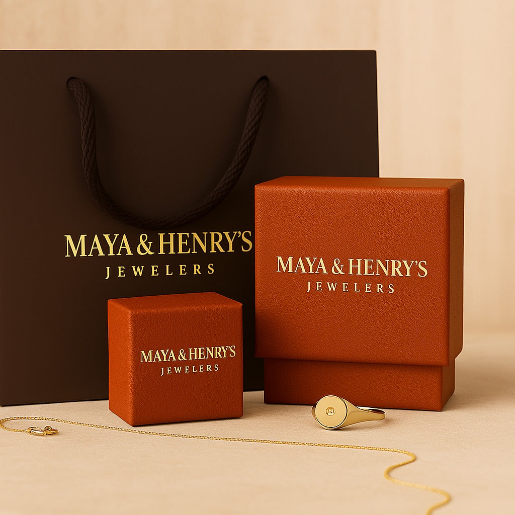 Carol four stone earrings | White Gold