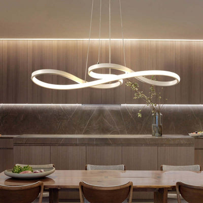 Musical notes design LED pendant light