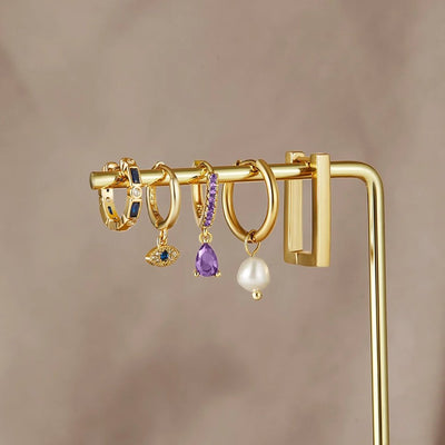 Sie Eye Drop Earrings