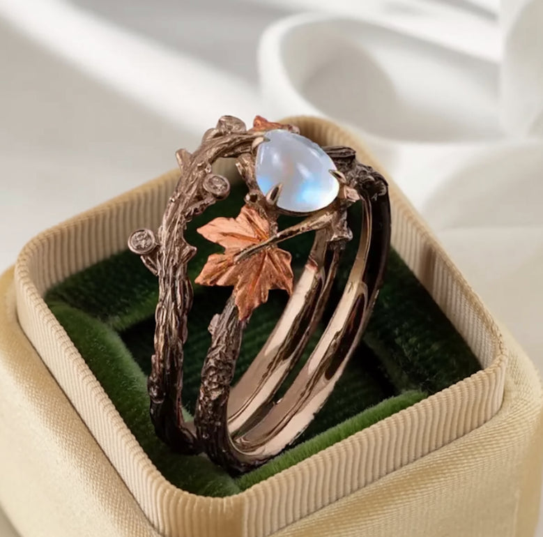 Nature Moonstone Ring