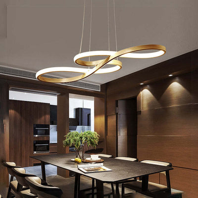 Musical notes design LED pendant light