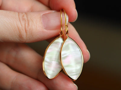Drop Earrings in Gold Vermeil