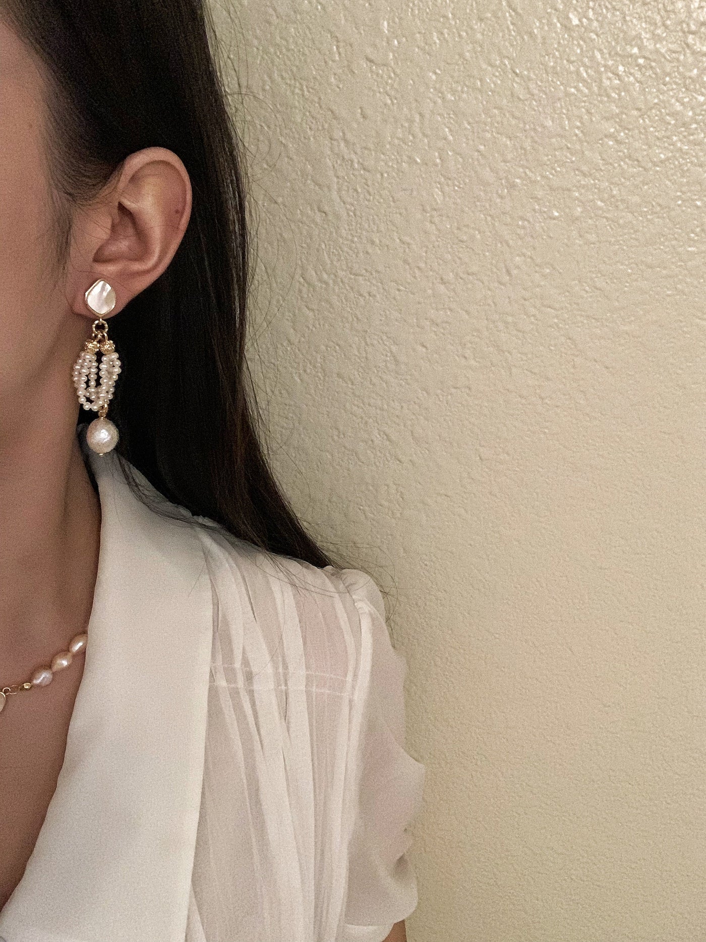 Freshwater Pearl Drop Earrings
