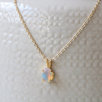 Opal 18K Gold Necklace