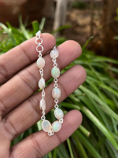 VIntage Opal Bracelet in Sterling Silver