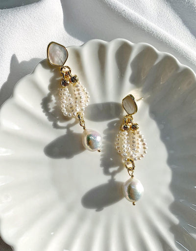 Freshwater Pearl Drop Earrings
